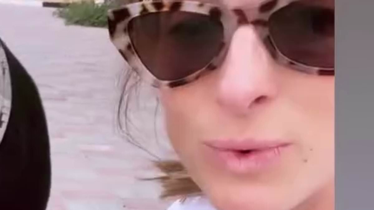 Luisa Zissman says she is 'constantly checking the skies' while Sam Gowland attempts to flee the country after putting his £2m villa up for sale amid Iranian missile strikes in Dubai
