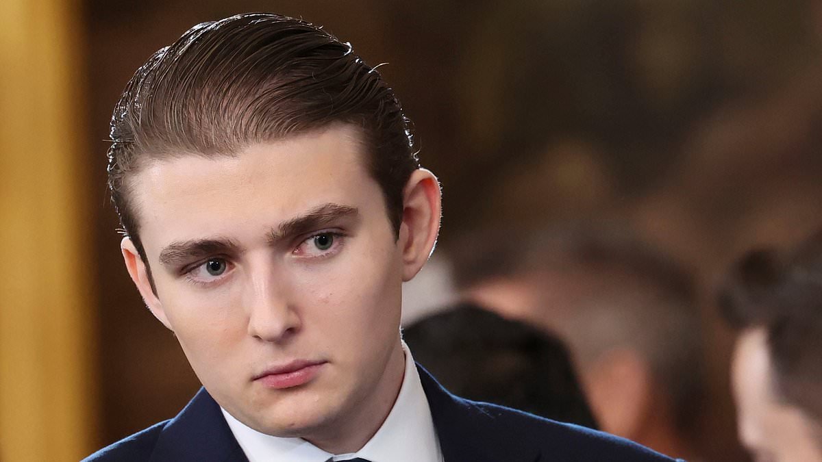 Barron Trump unveils new beverage business venture... as company debuts first product