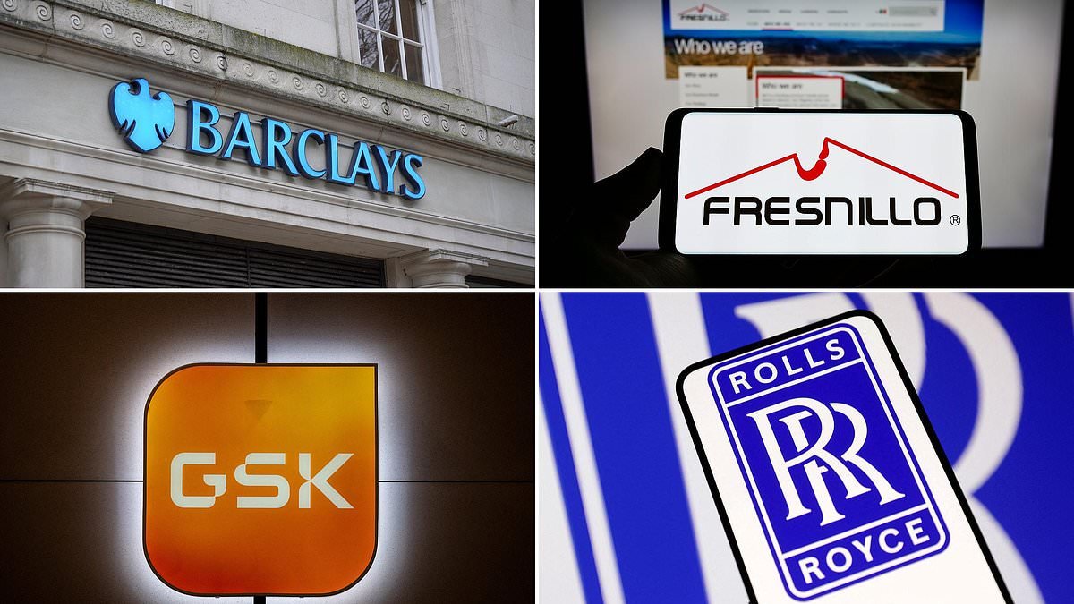 The 'Tasty 20' FTSE 100 stocks that have risen more than 50% in a year - propelling the London market to record highs