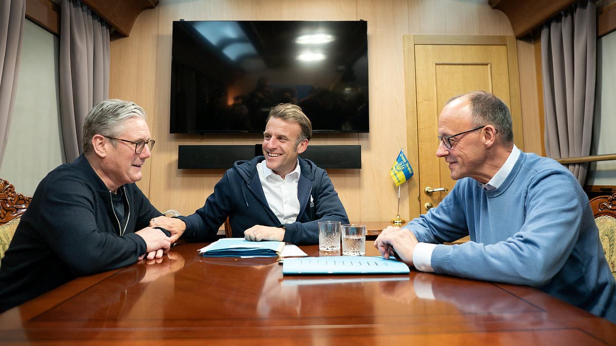 Starmer tells Merz and Macron that Nato must 'step up' Arctic operations as they scramble to stop Trump grabbing Greenland