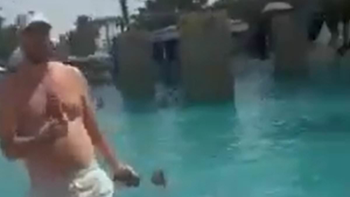 Dubai tourists run for their lives as Iranian missile streak overhead in revenge attacks for US air strikes