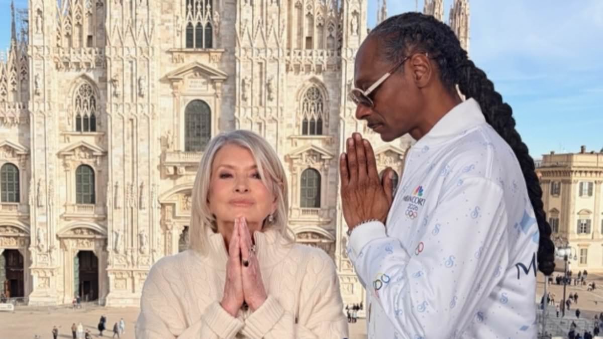 Snoop Dogg and Martha Stewart's unlikely 18-year friendship: From baking brownies to 'getting high' and landing their own reality TV show as pair reunite at the Winter Olympics