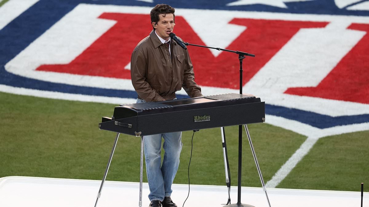 Super Bowl viewers think Charlie Puth LIP-SYNCED national anthem as rendition leaves fans split
