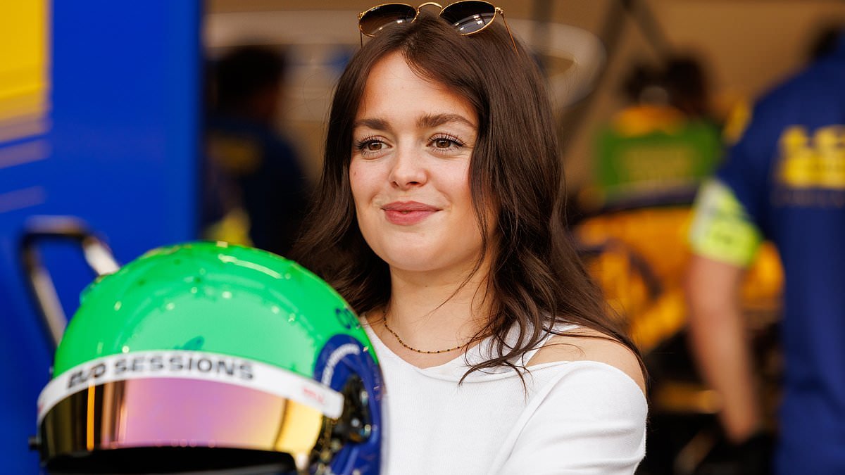 Nepo baby with VERY famous father races in Formula E as she screams: 'F***, this is scary!'