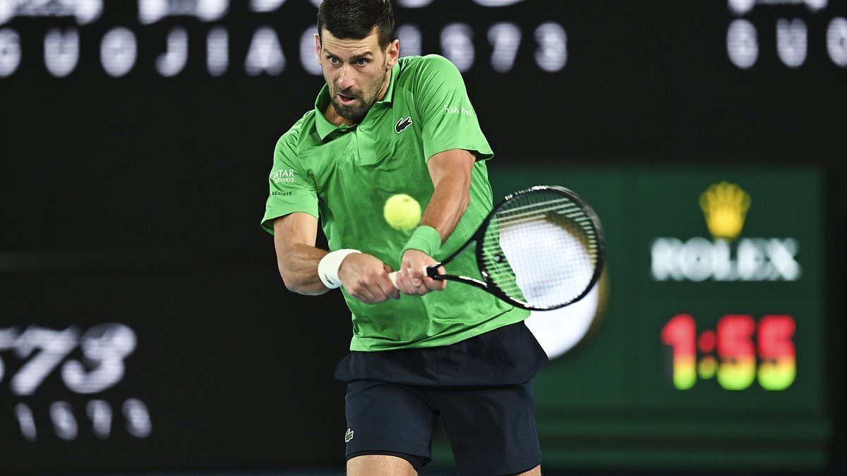 Novak Djokovic enjoys another big slice of luck as Serbian star is handed a walkover through to the Australian Open quarter-finals after avoiding a disqualification for controversial moment