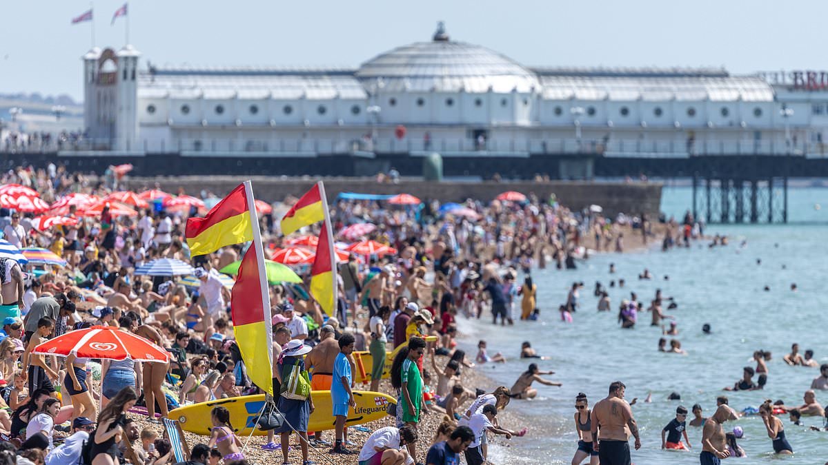 Springtime sunshine to heat parts of the UK to 24C on Wednesday as chaos from Storm Dave is forgotten