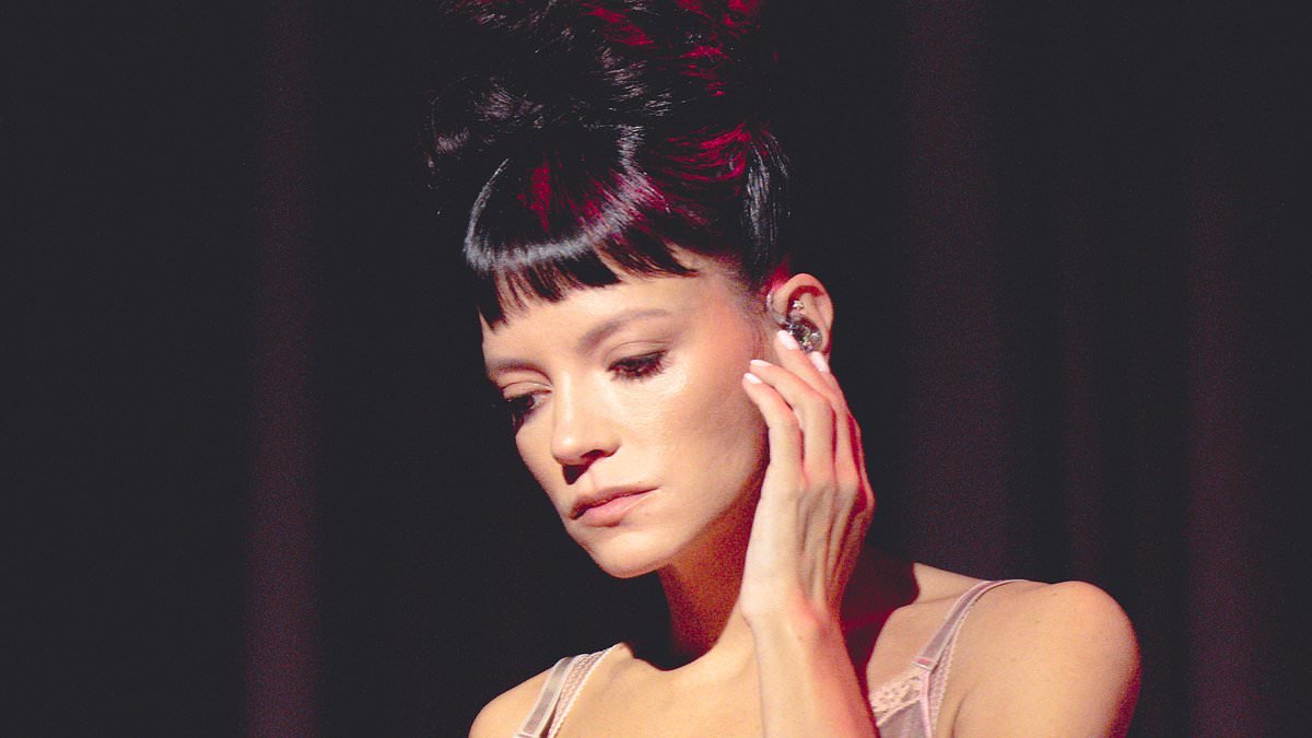 Lily Allen's adoring fans bellow 'F**k Harbour' and BOO at mentions of her cheating Stranger Things star ex as star-studded crowd turn out for latest West End Girl show