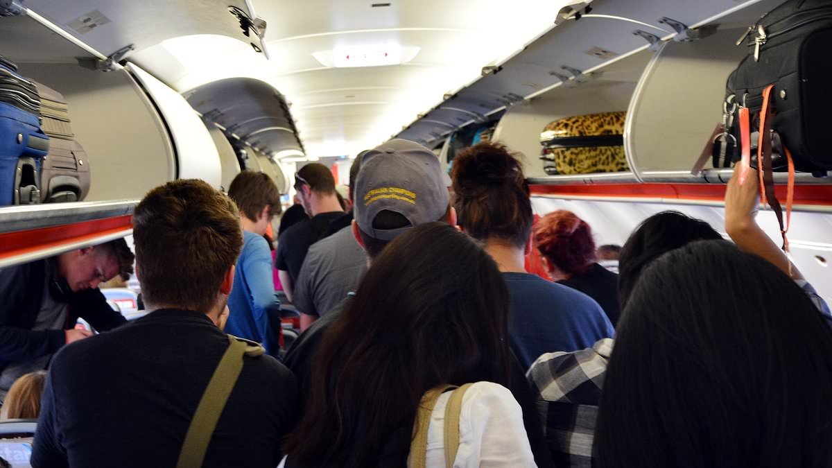 Are you guilty of being 'aisle lice'? The infuriating plane trend that leaves passengers fuming