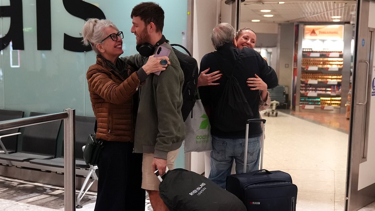 The agonising wait facing Brits trying to flee Dubai: Holidaymakers subjected to 22 hours of 'carnage' at airport before boarding one of the few flights home