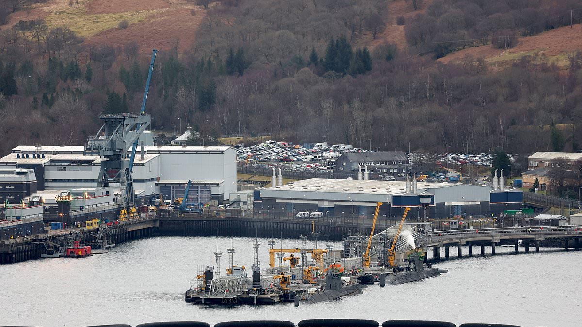 Two 'Iranian spies' are arrested after 'trying to enter Faslane nuclear naval base'