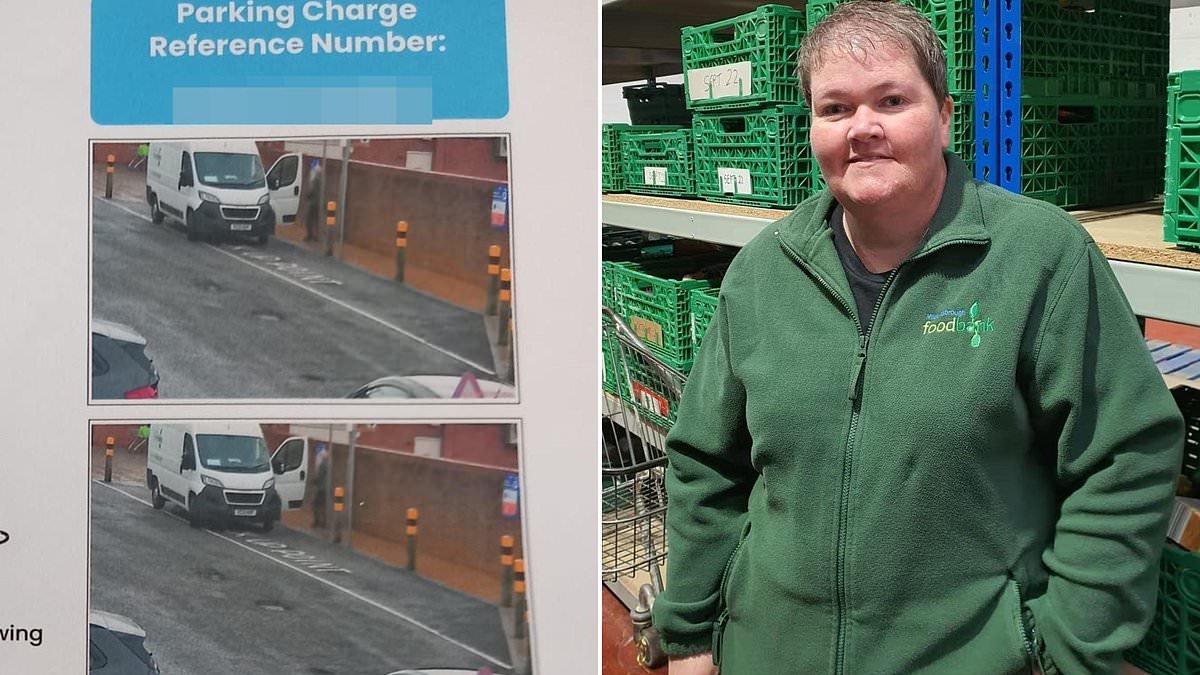 Foodbank is hit with £500 in parking fines... for spending 15 minutes picking up donations