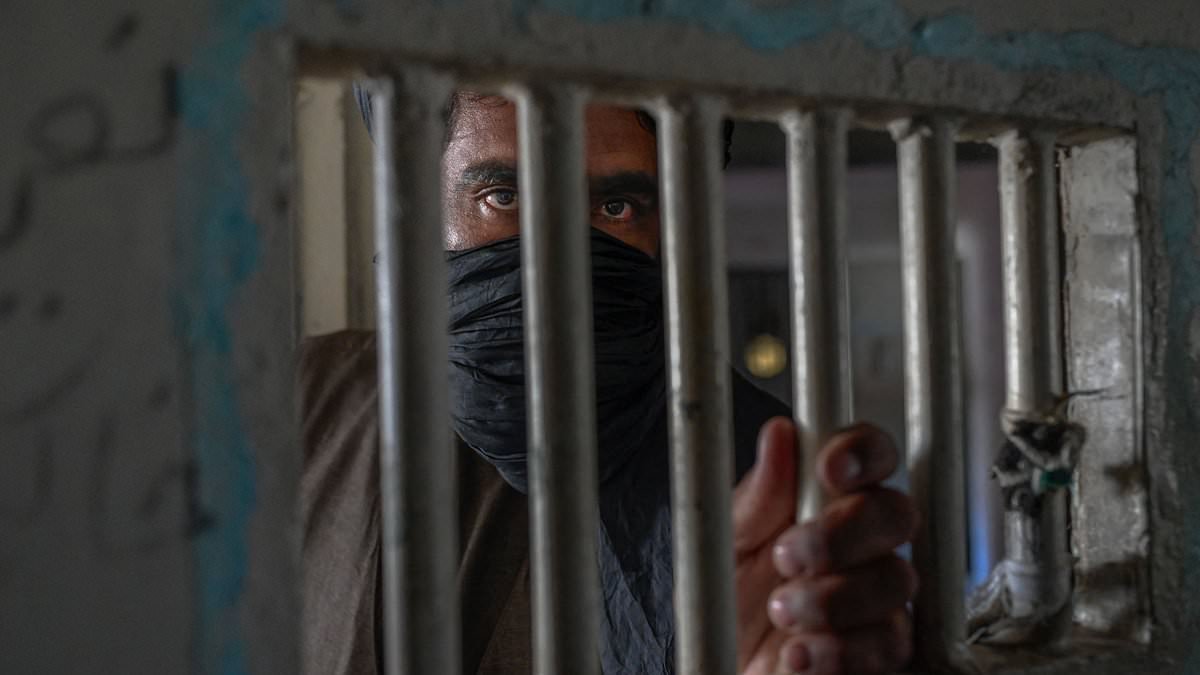 'The closest thing to Hell': Life in a Taliban prison - chained to rapists, starved and beaten, with women jailed for driving a car or because their HUSBAND murdered someone