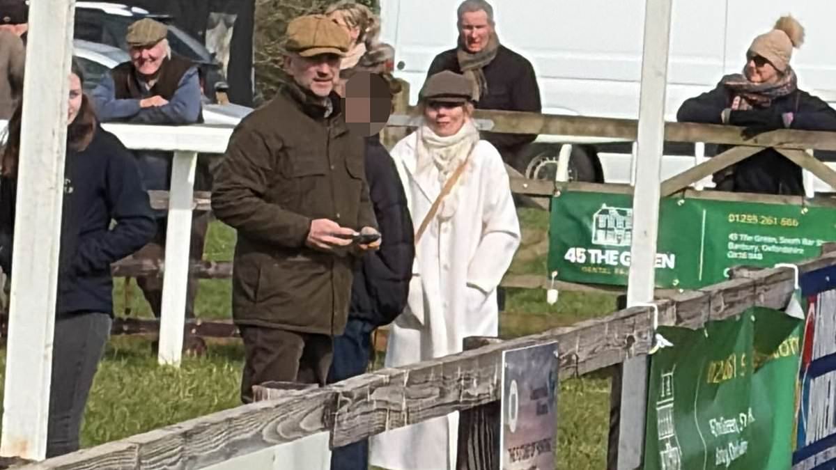 Geri Halliwell and husband Christian Horner put on united front at racing event after claims she is pining for globetrotting F1 lifestyle and has given him an ultimatum