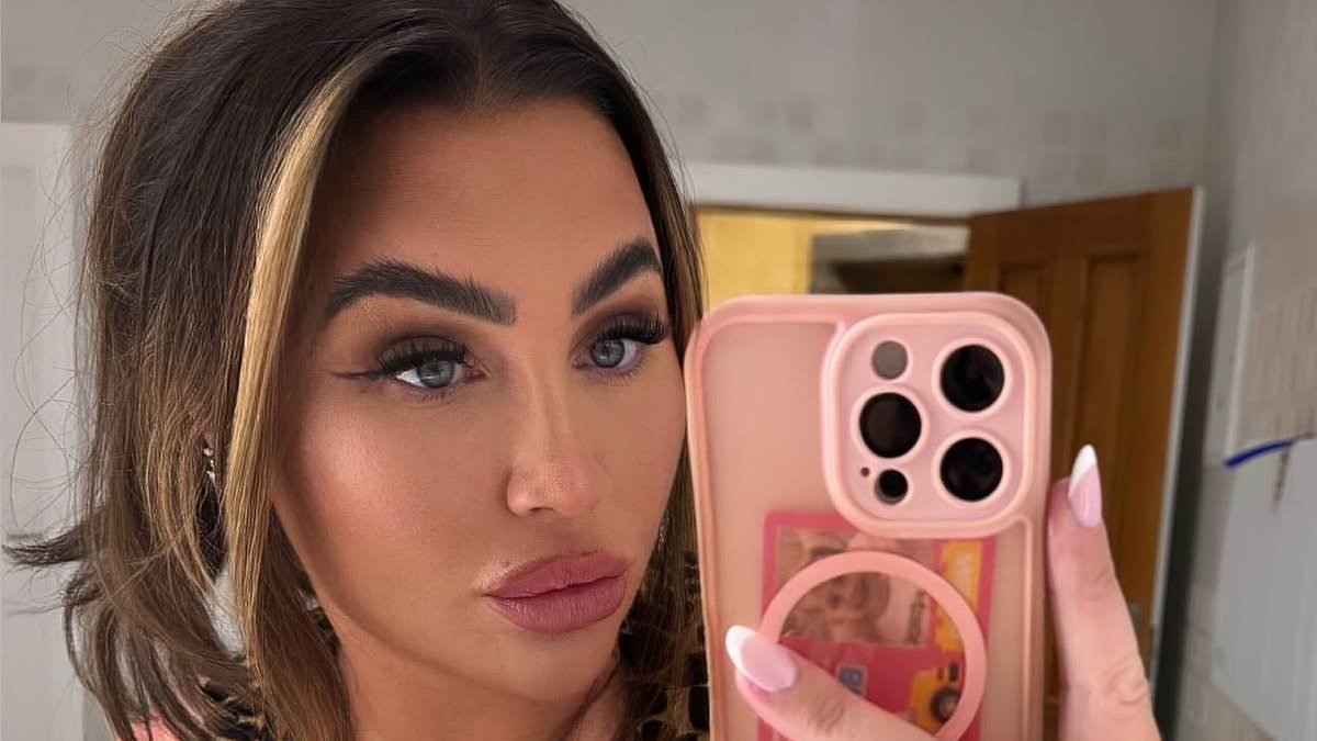 Braless Lauren Goodger pulls out all the stops in racy leopard print top as she dresses up for night two of her family holiday with ex Charles Drury