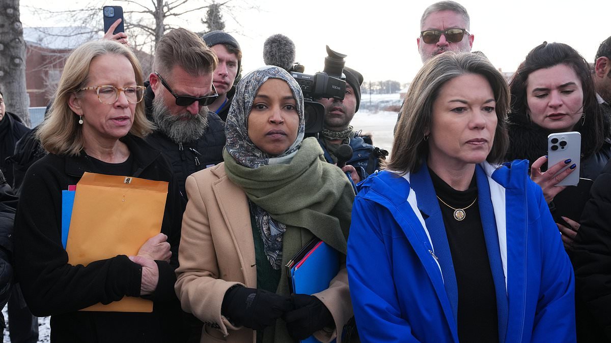 Dramatic standoff in Minnesota as federal agents with weapons drawn square up to Ilhan Omar's 'woke army' with tensions set to boil over