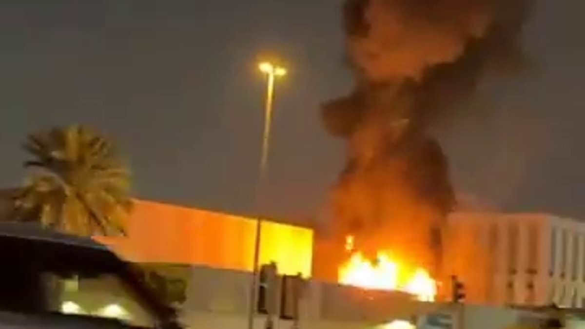 Iran issues fresh threat to Dubai as it threatens to 'hit all economic centres' in the Middle East - while Brits scramble to leave region and drone hits US consulate