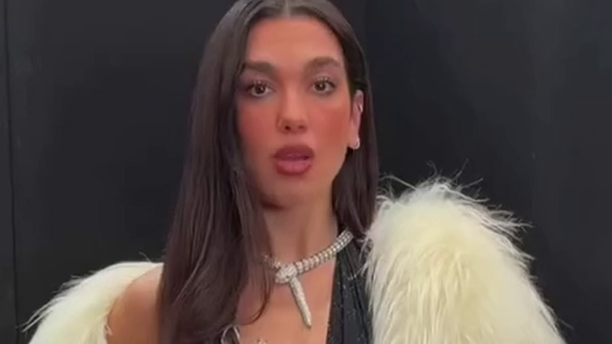 Dua Lipa takes fans behind-the-scenes at the BRITs as she shares snaps of her top secret rehearsals and partying with friends and family at Warner's wild 90s-themed bash