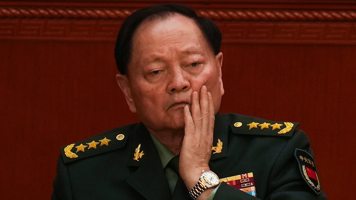 President Xi's military purge claims biggest victim as he removes China's top general and takes total charge of armed forces - fuelling fresh uncertainty over invading Taiwan
