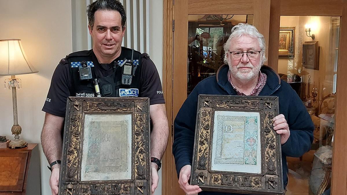 Lovejoy episode from 30 years ago inspires antiques dealer to solve theft of two 'priceless' altar plaques stolen from tomb of Napoleon III