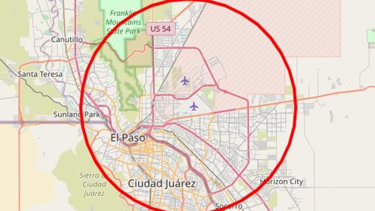 Mystery as Trump administration shuts down El Paso airspace across two border states for 10 days over 'special security' situation