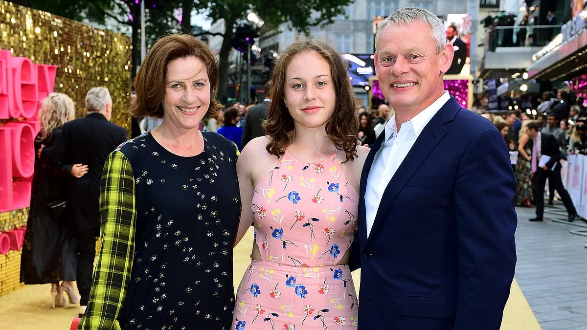 How Martin Clunes has been supported by TV power player wife Philippa Braithwaite and their anti-nepo baby daughter after escaping a 'rotten marriage'