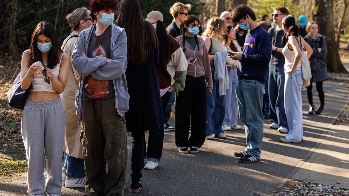 Meningitis cases rise again to 29 in Kent outbreak as students queue for vaccine and family of schoolgirl, 18, who died call for all youngsters to have access to jab