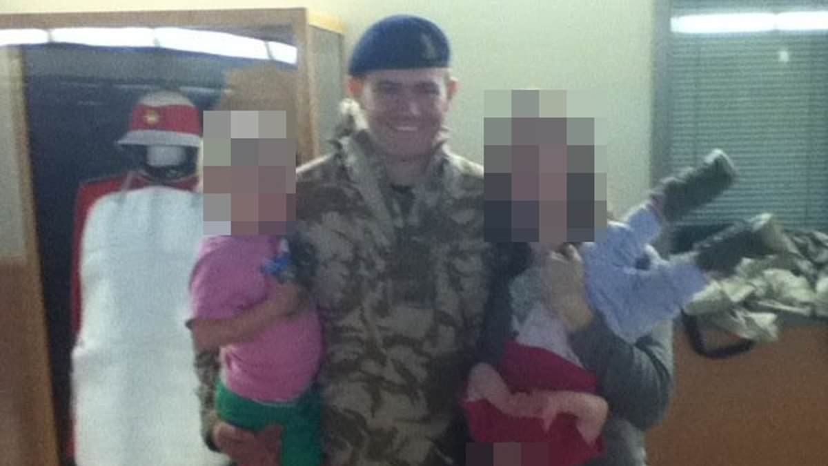 Soldier fights back tears as he praises 'hero' wife for fighting off knifeman who tried to 'cut my head off like Lee Rigby'