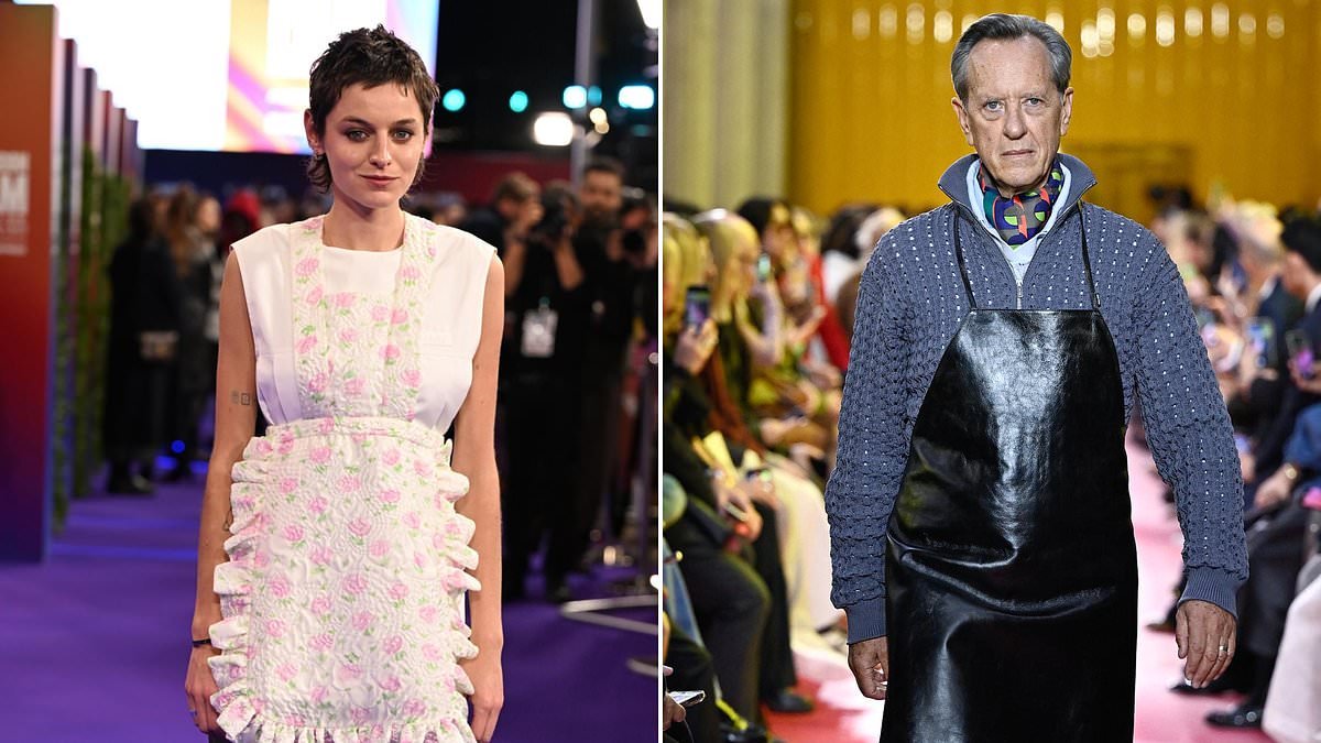 Luxury label Miu Miu criticised for 'out of touch' 'Soviet Dinner Lady' spring collection - featuring a £3,700 apron