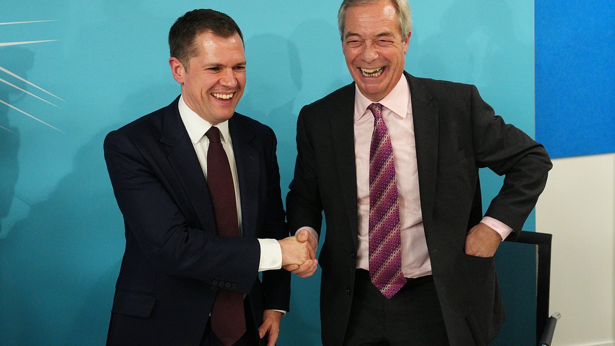 Nigel Farage is warned Reform risks becoming the 'Slytherin House' of British politics and a 'succession battle is looming' for the leadership after Tory defections