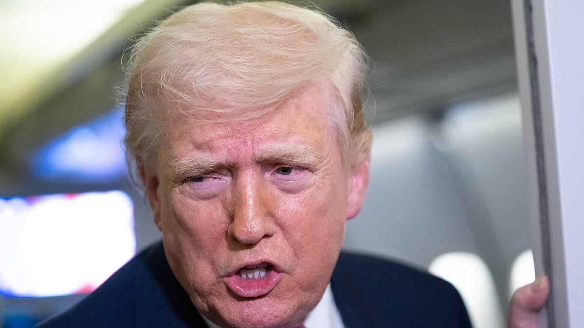 Shocked Trump reacts to Kristi Noem's cross-dressing husband after Daily Mail blew lid on national security scandal