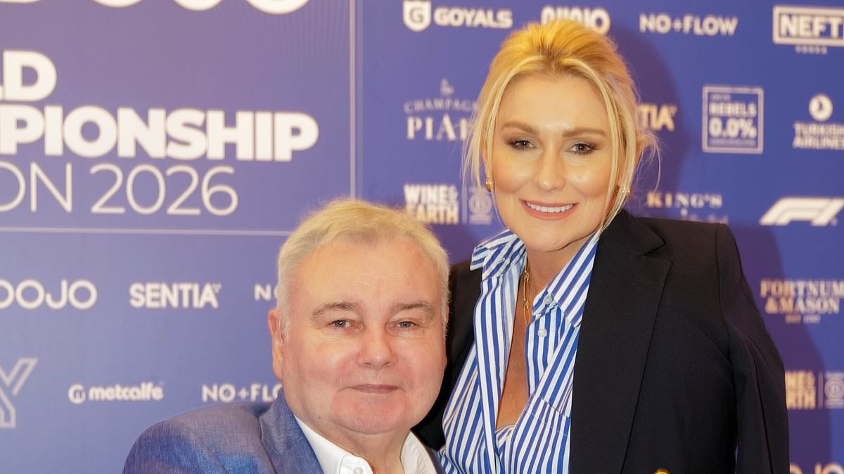 Eamonn Holmes, 66, makes a rare appearance with glamorous girlfriend Katie Alexander, 44, as they serve as guest judges at culinary championship