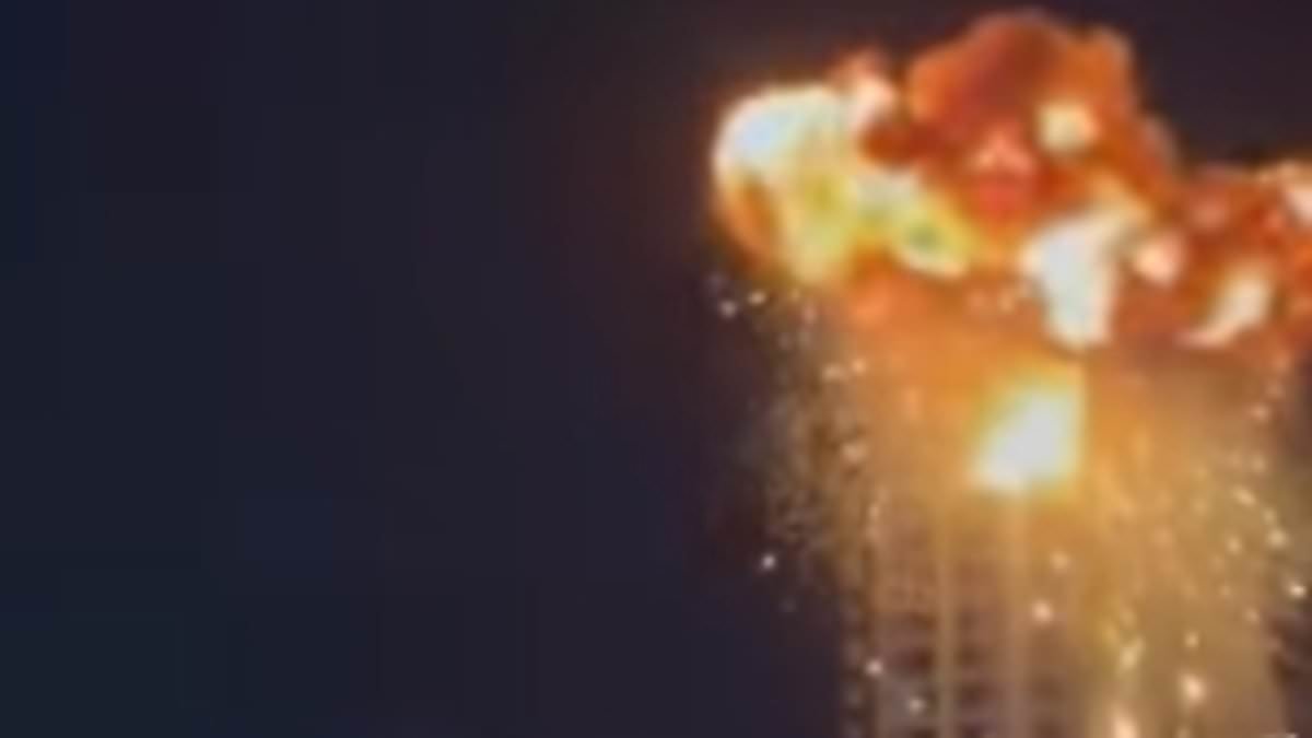How the Middle East erupted into war: Videos capture the most shocking moments of conflict so far from drone strikes in Dubai to US fighter jet crash