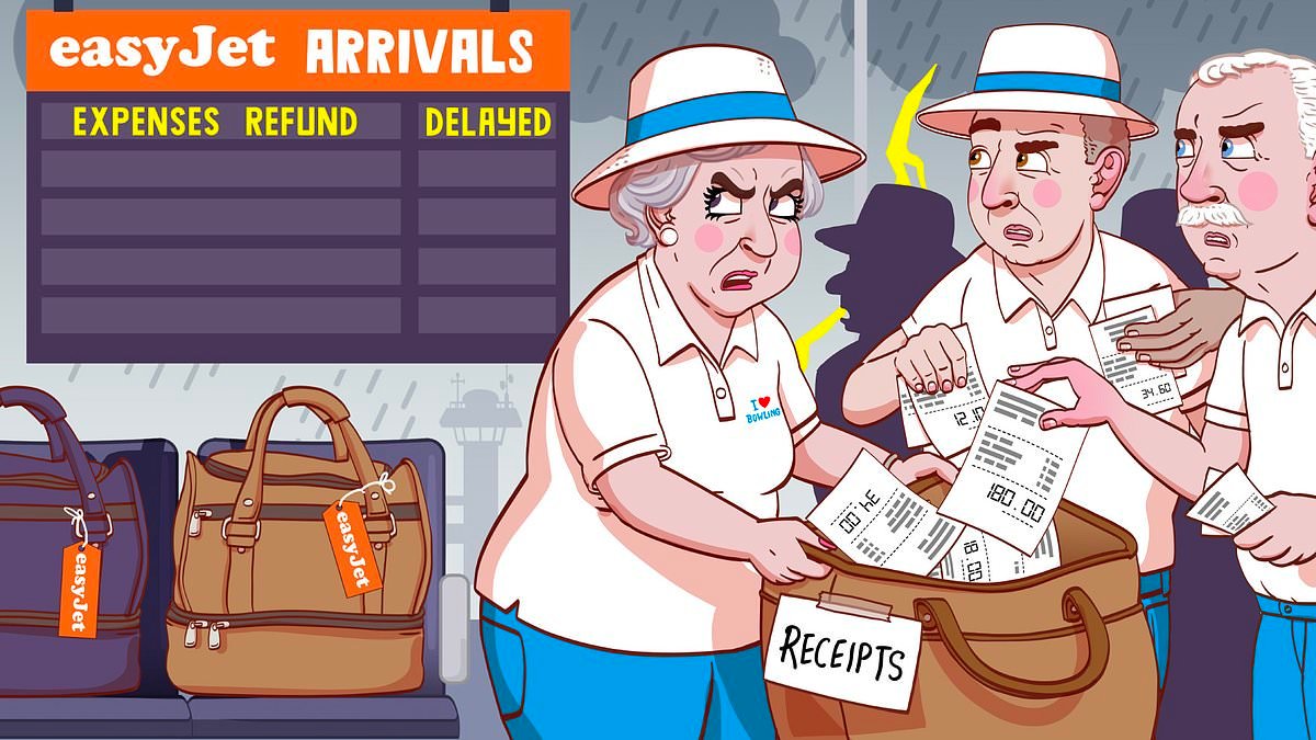 My lawn bowls team got stranded after a cancelled flight. Why won't easyJet pay out? SALLY SORTS IT