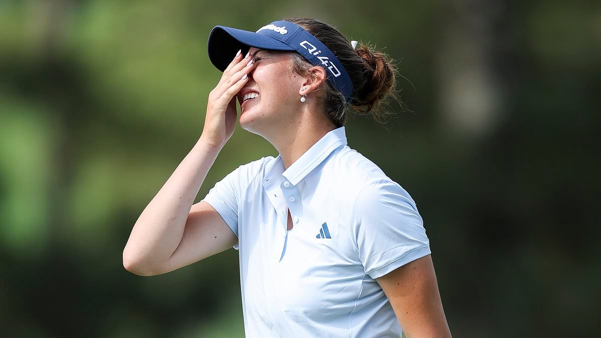 Teen golf star Asterisk Talley breaks down in tears after brutal meltdown at Augusta National Women's Amateur