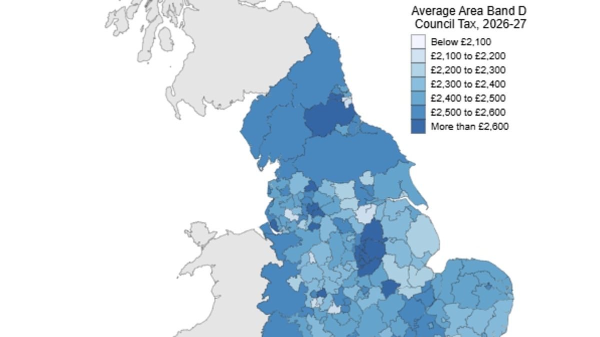 Households face council tax hit amid energy crisis - with average bills soaring £111 as bulk of town halls impose maximum 4.99% rise
