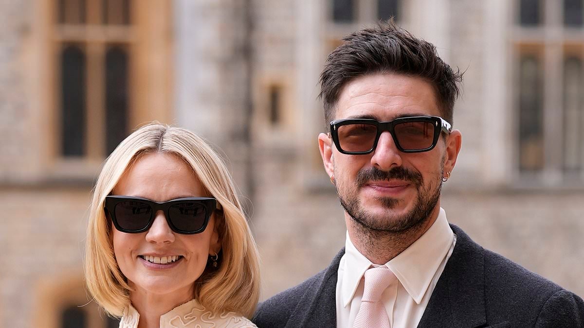 Carey Mulligan is supported by her husband Marcus Mumford as she says she feels 'extraordinary' after being awarded with a CBE by King Charles