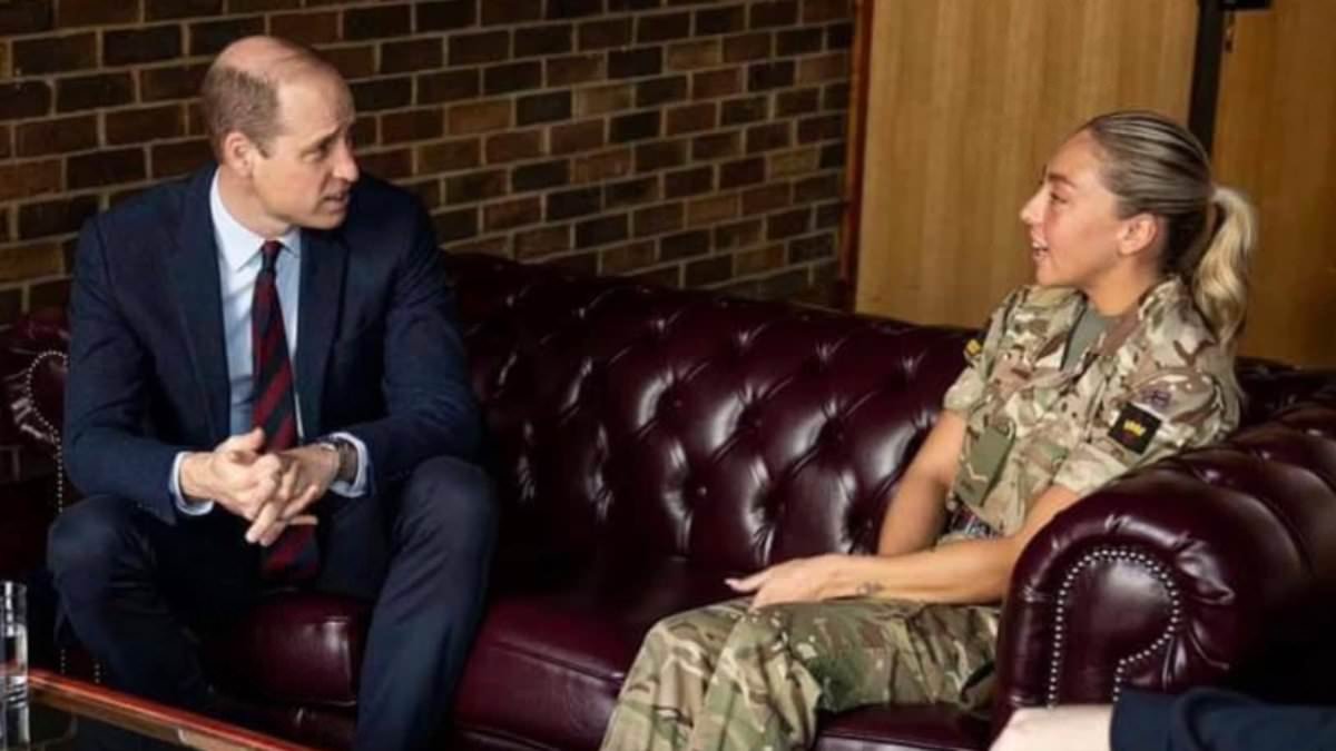 Prince William pays tribute to the 'warmth and compassion' of British Army medic TikTok star, 25, who died suddenly