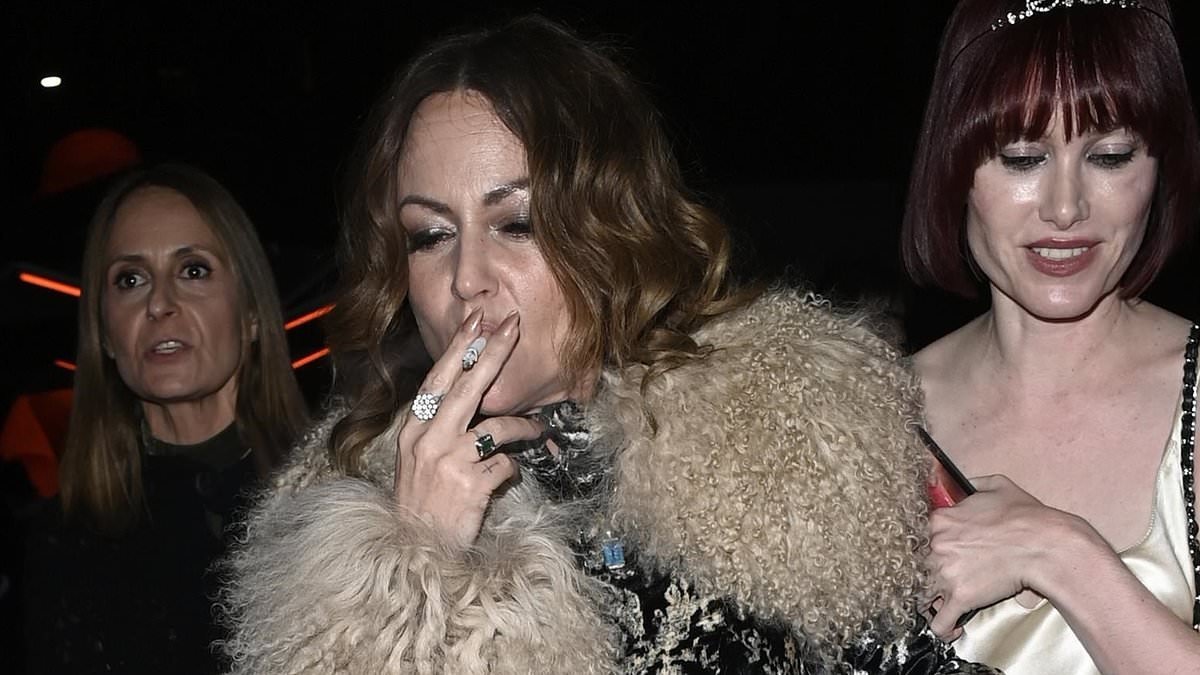 Jaime Winstone is held up by a friend while sunglasses-wearing Jamie Laing joins the bleary eyed exits from the 2026 BRITs after parties