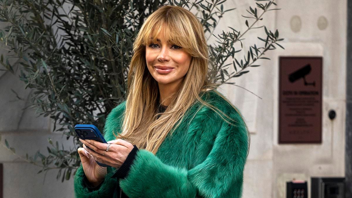 Olivia Attwood returns to work with a smile while sombre ex Bradley Dack hits the golf course as pair are seen for the first time since she branded their engagement 'vomit inducting'