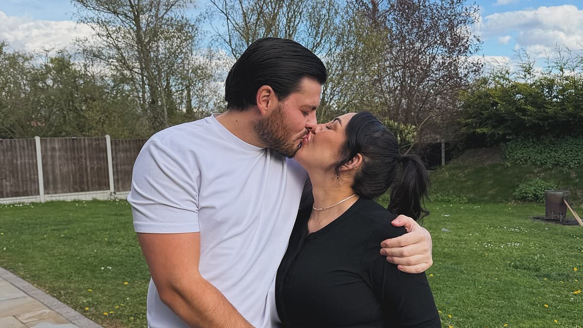 Pregnant Sophie Kasaei marks an 'emotional day' as boyfriend Jordan Brook finally returns home after spending 22 days in hospital battling meningitis
