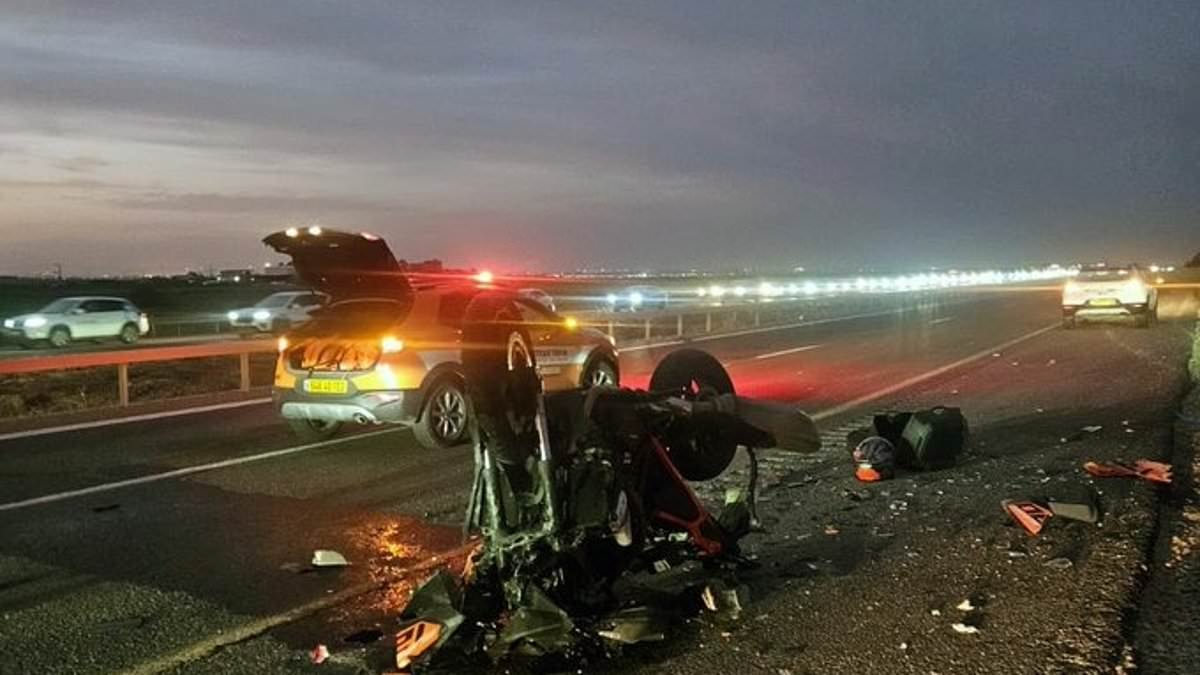 Top Israeli judge is killed 'after vehicle driving off road joined highway and ploughed into his motorbike'