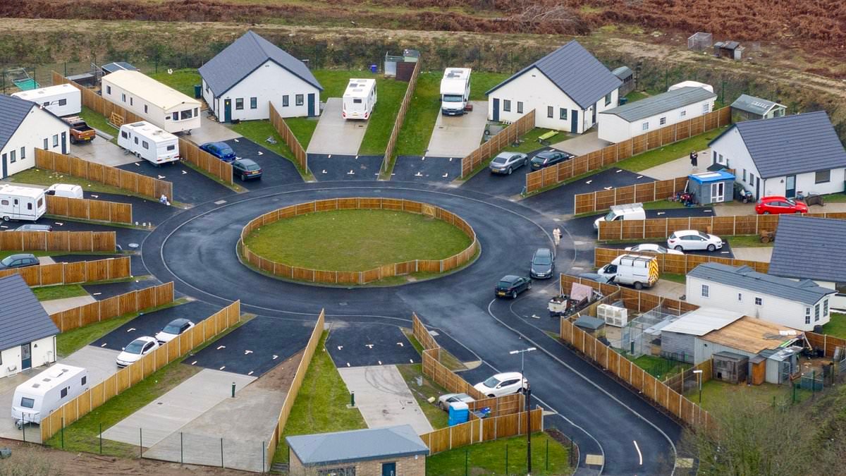 Traveller site where PC Andrew Harper's killers hid is given a £4m taxpayer-funded revamp...and families are already causing 'sheer hell'