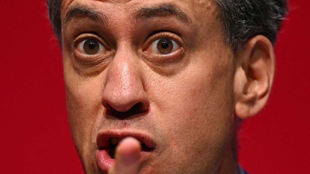 The staggering cost of Ed Miliband's Net Zero drive finally revealed: £4.5 TRILLION... that's more than the UK's entire GDP
