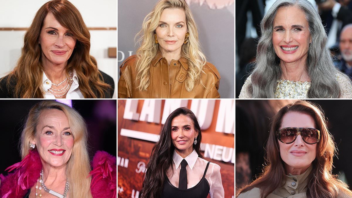 How to get away with long hair over 50: Experts reveal which star is busting the myth that you can't have length locks in midlife - and the mistakes that look 'flat and drab'