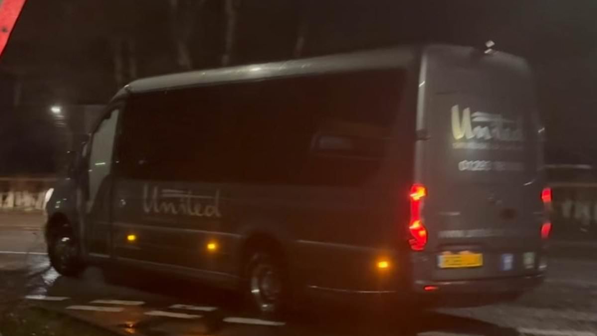 Home Office busses first migrants into army camp under the cover of darkness - as it goes ahead with plan bid to house 540 male asylum seekers there despite protests