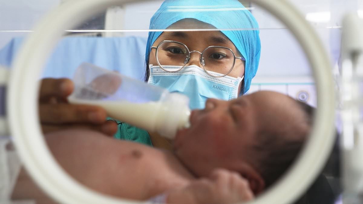 China taxes condoms and cuts childcare costs to boost country's plummeting birth rate - after decades of one-child policy