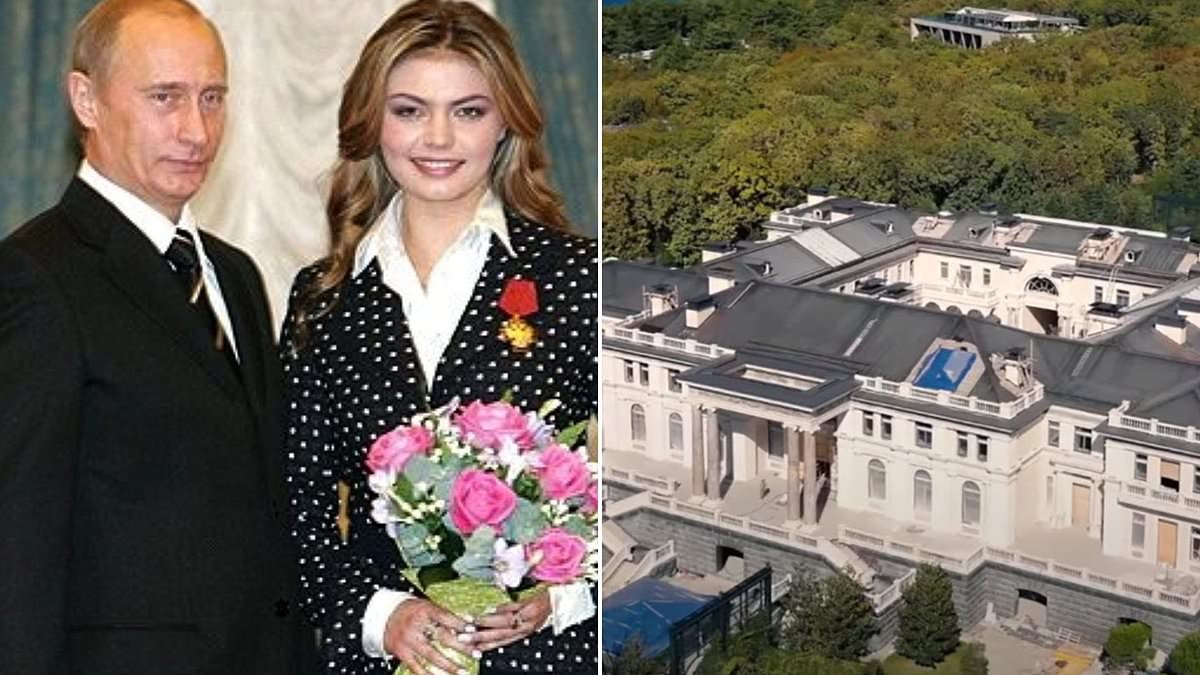Putin's gymnast lover 'pocketed £63million in "leftover funds" from the construction of his £1billion palace'