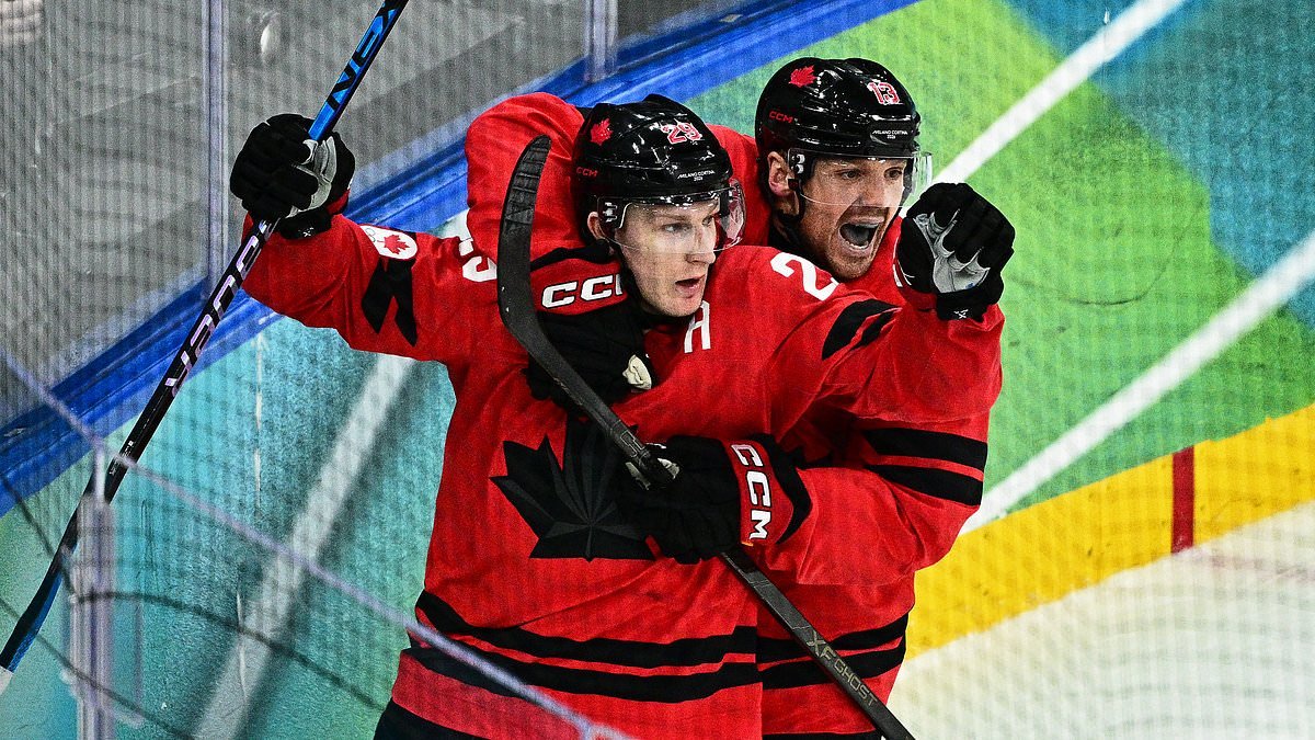 Wild scenes at Winter Olympics as Canada seals stunning win over Finland to set up potential gold medal hockey showdown with USA