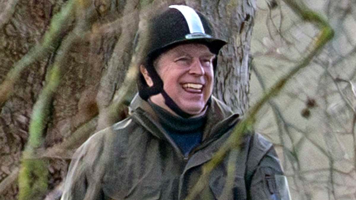 The pictures of grinning and waving Andrew that got him kicked out of Royal Lodge just hours later