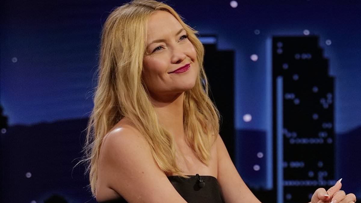 Kate Hudson blushes reading 'boy-crazy' childhood diary on TV including a lusty love song penned at just 12